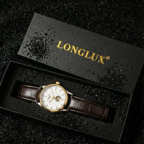 Relógio automático LONGLUX Dornell — site oficial da marca brasileira de relógios skeleton